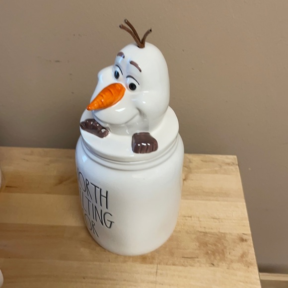 Rae Dunn Holiday Rae Dunn Worth Melting For Olaf Canister Poshmark